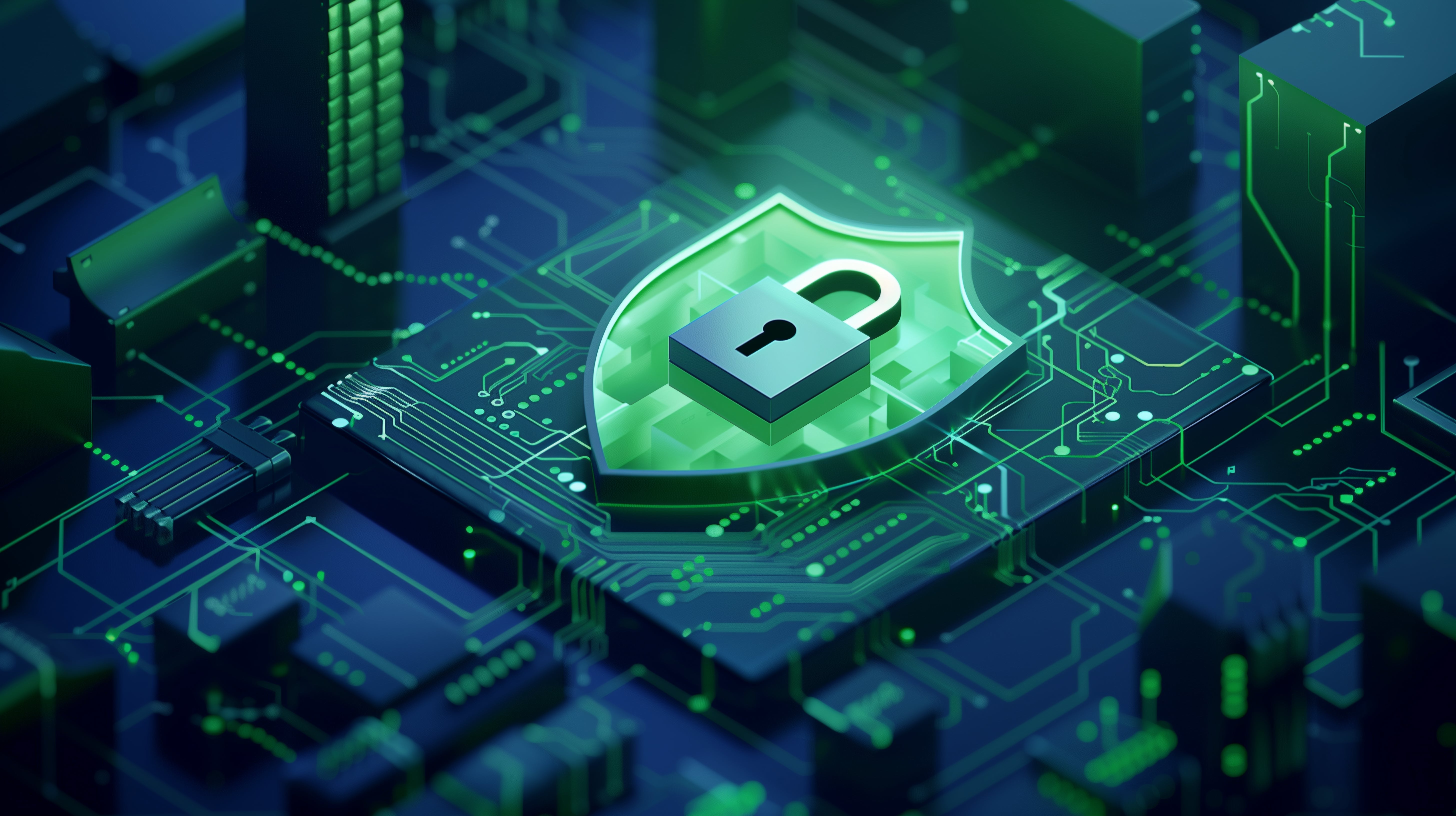 cyber security concept digital art