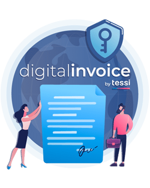 digital invoice by Tessi