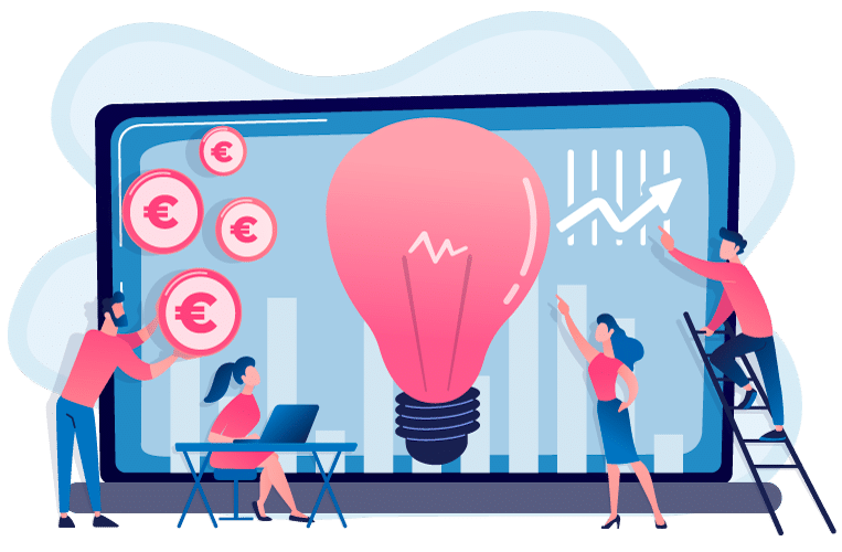 digital invoice illustr