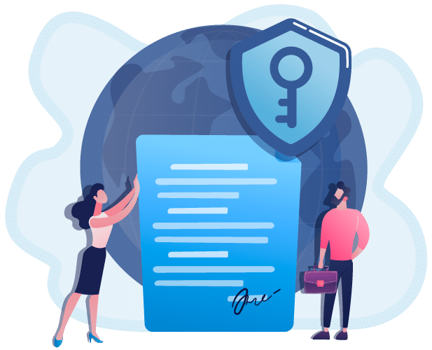 digital invoice illustr