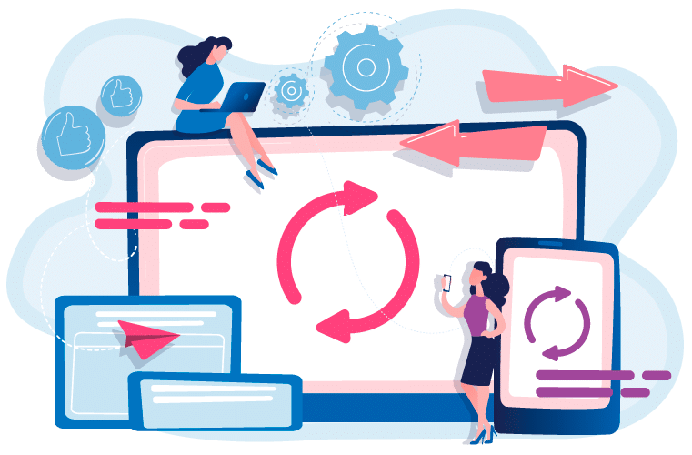 digital invoice illustr