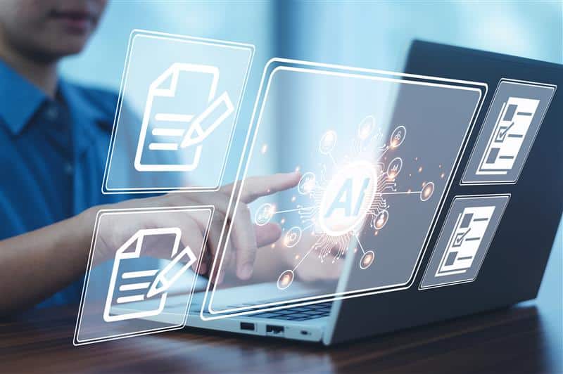 ai artificial intelligence modern medical technology iot automation doctor using ai document management concept